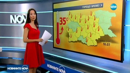 Предупреждение за горещо време в почти цяла България