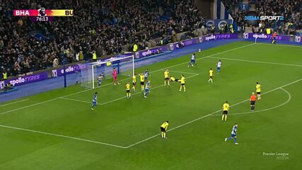 Brighton and Hove Albion with a Goal vs. Burnley FC