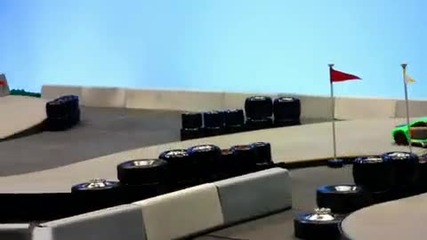 Hot Wheels Custom Motors Cup Race 1_ Thunder Speedway
