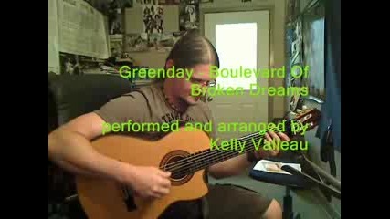 Boulevard of broken dreams - Kelly Valleau acoustic guitar