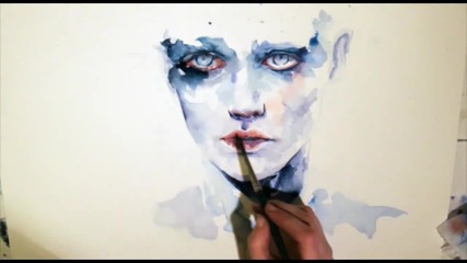 Portrait watercolor - Speed painting