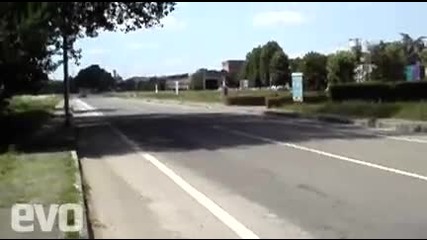 Pagani Zonda R on the road 
