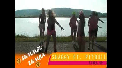 Shaggy ft. Pitbull - Fired Up - Summer Zumba choreography by Lucia Meresova