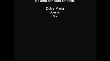 Un saludo muy especial Dulce Maria Alinne No Mmes