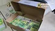 Румънските власти разпространиха кадри от печатницата за фалшиво евро в Сучава