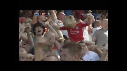 Гол на Andy Carroll срещу Everton 1.10.2011