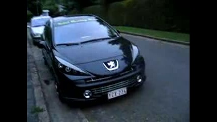 Peugeot 207 Tuning светлини дзъма 