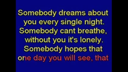 Enrique Iglesias Somebody's Me Karaoke