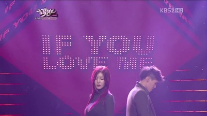 Ns Yoon g feat. Simon - If You Love Me @ Music Bank [23/11/12]