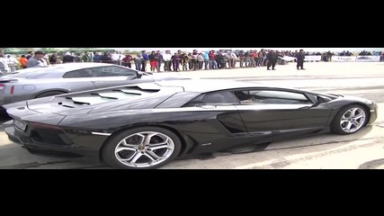 Lamborghini Aventador vs Nissan Gt-r