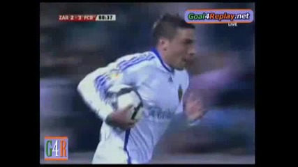 Real Zaragoza - Barcelona 2 - 3 (2 - 4, 21 3 2010) 
