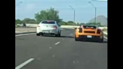 Bmw M6 vs Lamborghini Gallardo 