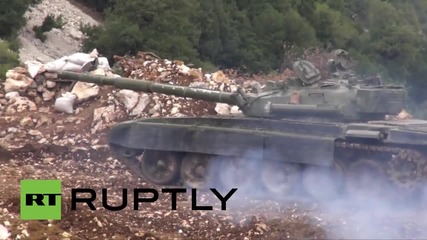 Syria: Exclusive footage of Syrian Army offensive in Latakia *GRAPHIC*