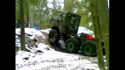 Volvo 6x6 in action