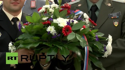Germany: Red Army-US link-up commemorated at Elbe River