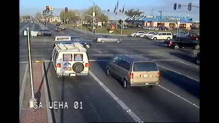 Car Going Through Cross Traffic