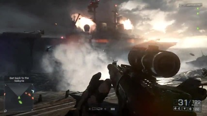 E3 2013: Battlefield 4 - Official " Angry Sea " Single Player Gameplay