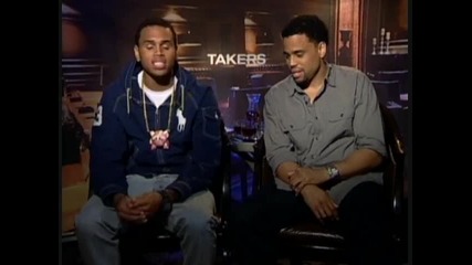 Chris Brown & Michael Ealy ‘takers’ Interview 