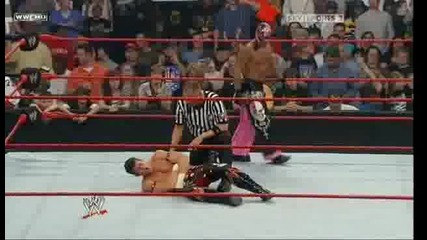 Wwe Draft Raw 04/13/09 Rey Mysterio vs Evan Bourne
