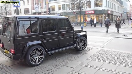 Brabus G V12 800 Widestar start up and drives away