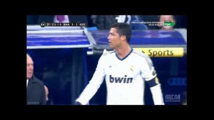 Фантастичен Гол На Cristiano Ronaldo Срещу Real Sociedad...