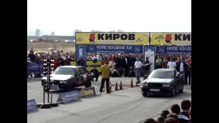 Audi 80 vs Audi S2 - fal start