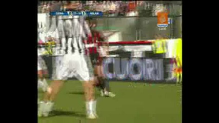 Сиена 0:3 Милан Алешандре Пато Гол 