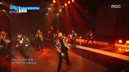 151128 B.a.p - Young, Wild & Free @ Mbc Music Core