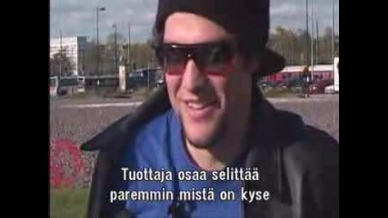 Bam Margera Interview In Finland Part.1