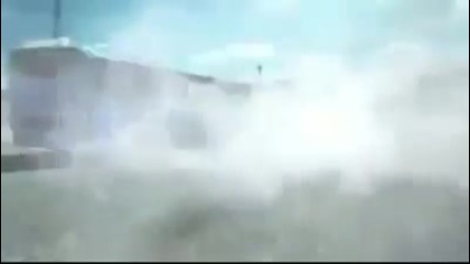 Дрифт с автобус