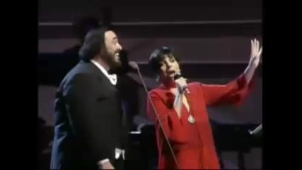 Pavarotti and Liza Minnelli - New York New York 