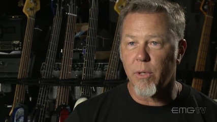 James Hetfield Talks @ Emg T V About Guitars And More