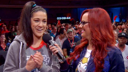 Bayley comments on competing in the Nintendo World Championships