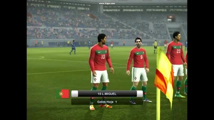 Pes2012 - Португалци играят на Ai Se Eu Te Pego