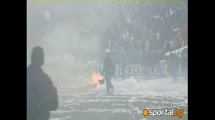 Локо Пд Ultras,  Great fans - Димна завеса на Кънчова поляна