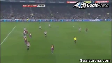 Barcelona vs Athletic Bilbao 2 - 1 - All Goals Full Match highlights - 20 02 2011 