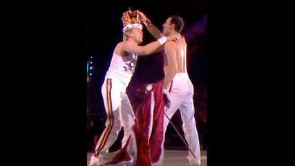 Queen - Hello Mary Lou (goodbye Heart)wembley'86,with pictures