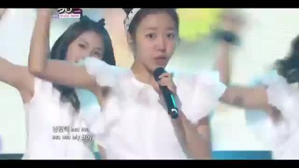 Hq 110624 A Pink - It Girl (comeback Stage) Music Bank June 24, 2011
