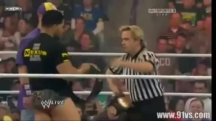 Wwe Raw Justin Gabriel & Heath Slater vs. David Otunga & John Cena 