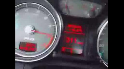 Top Speed Audi R8 V8 Fsi - 322 Km