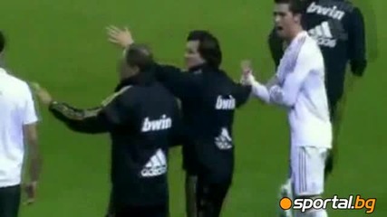 Кристиано Роналдо с грозен жест към Мартинес след мача с Атлетик Билбао