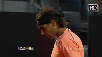 Nadal vs Mayer - Rome 2012