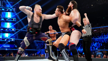 The Miz vs. SAnitY - Falls Count Anywhere 1-on-3 Handicap Match: SmackDown LIVE, April 2, 2019