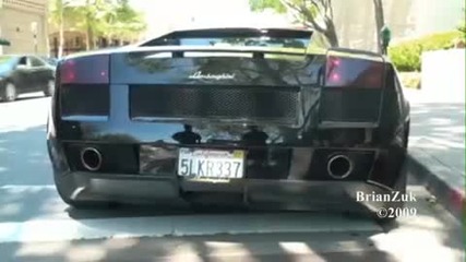 Black Lamborghini Gallardo 