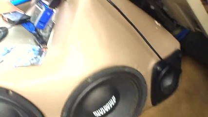 Big Bass System Demo w_ Jp's 10 18_ Psi Platform Subwoofers _ Loud Car Audio Reaction @ Sbn 2012