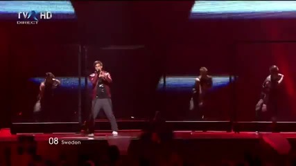 H D! Sweden * Eric Saade - Popular на живо - втори полуфинал на Евровизия 2011 в Дюселдорф