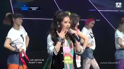 4minute - Dream racer @ M!countdown (12.04.2012)