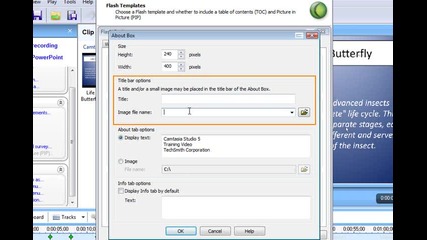 (4.3) Camtasia Studio 5 - Customize Start and End Screens & About Box