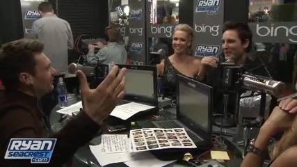 Peter Facinelli walks off Ryan Seacrest Interview 