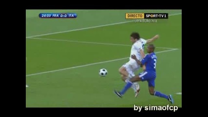 Евро 2008 Франция - Италия 0:1 Пирло